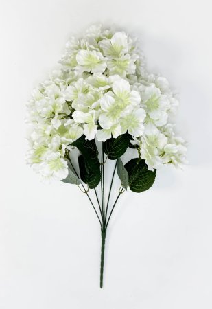 Гортензия 6 веток белая