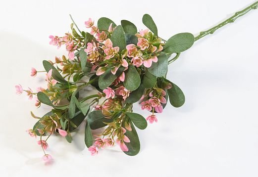 Ветка декоративная "Розовые цветики" от магазина KALINA являющийся официальным дистрибьютором в России 