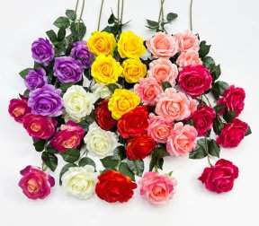 Роза ветка "Ария" 5 цветков
