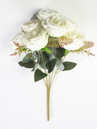 Букет роз Помпонелла" молочный 7 цветков