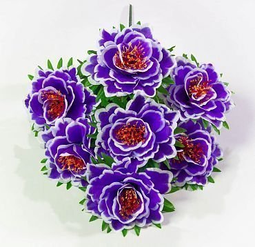 Роза "Карнавал" 7 цветков от магазина KALINA являющийся официальным дистрибьютором в России 
