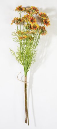 Букет мелкой оранжевой космеи (3 ветки)