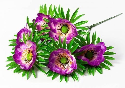 Букет маков 6 цветков от магазина KALINA являющийся официальным дистрибьютором в России 