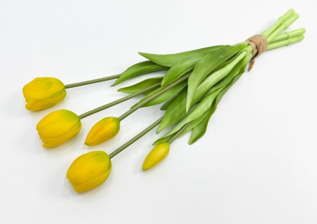 Тюльпаны желтые 40 см