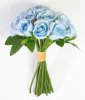 Букет роз Хелена голубой 18 цветков