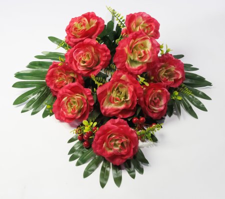 Роза "Можоретта" 10 цветков 12 веток