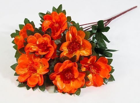 Букет георгина "Ласка" 7 цветков от магазина KALINA являющийся официальным дистрибьютором в России 