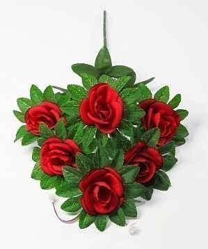 Букет роз "Адмирал малый" 6 цветков от магазина KALINA являющийся официальным дистрибьютором в России 