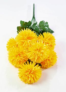 Букет хризантем "Сатин" 7 цветков от магазина KALINA являющийся официальным дистрибьютором в России 