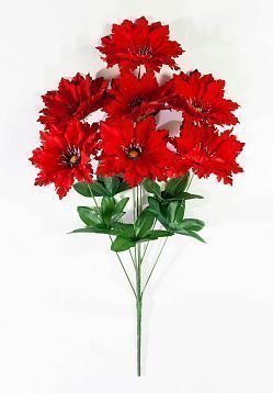 Бархатная астра "Резная" 7 цветков от магазина KALINA являющийся официальным дистрибьютором в России 