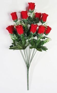 Букет бархатных роз "Рюмочка" 12 цветков от магазина KALINA являющийся официальным дистрибьютором в России 