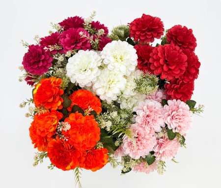 Георгин "Яркий акцент" 8 цветков 12 веток