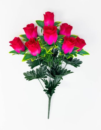 Роза "Ягодный мусс" 9 цветков