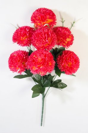 Букет хризантем "Спектакль" малый 7 цветков