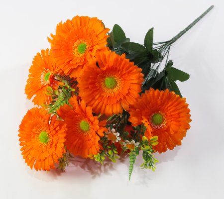 Гербера "Скипетр" 12 веток 9 цветков