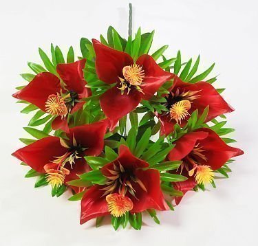 Букет лилий " Чудо" 6 цветков от магазина KALINA являющийся официальным дистрибьютором в России 