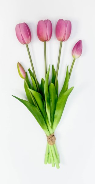 Тюльпаны светло-розовые 40 см