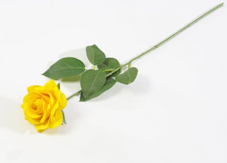 Роза с латексным покрытием открытая желтая