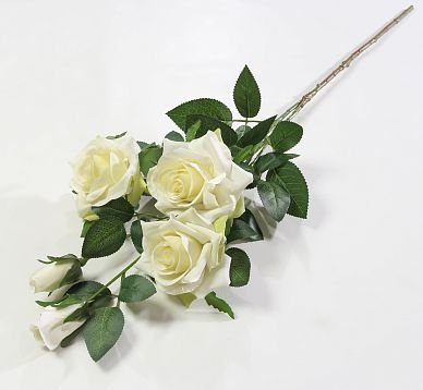 Ветка розы "Ламбада" 3 цветка 3 бутона от магазина KALINA являющийся официальным дистрибьютором в России 