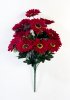Бархатная гербера 18 цветков