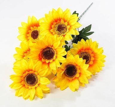 Подсолнух "Валена" 7 цветков от магазина KALINA являющийся официальным дистрибьютором в России 
