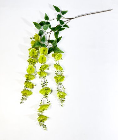 Ампельная декоративная ветка "Ожерелье" светло-зеленый