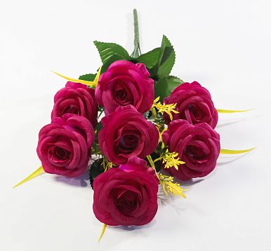 Роза "Солнечная" 7 цветков от магазина KALINA являющийся официальным дистрибьютором в России 