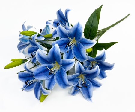 Ветка лилии "Грандиозная" 9 цветков