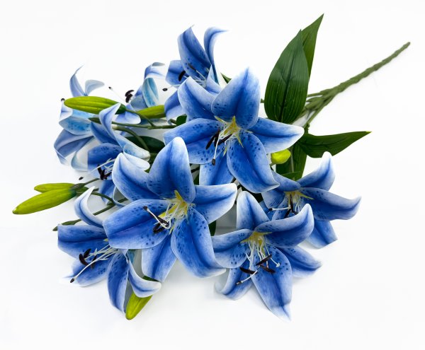 Ветка лилии "Грандиозная" 9 цветков