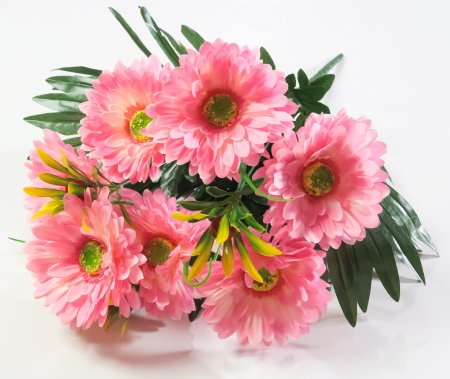 Гербера "Мозайка" 7 цветков 10 веток