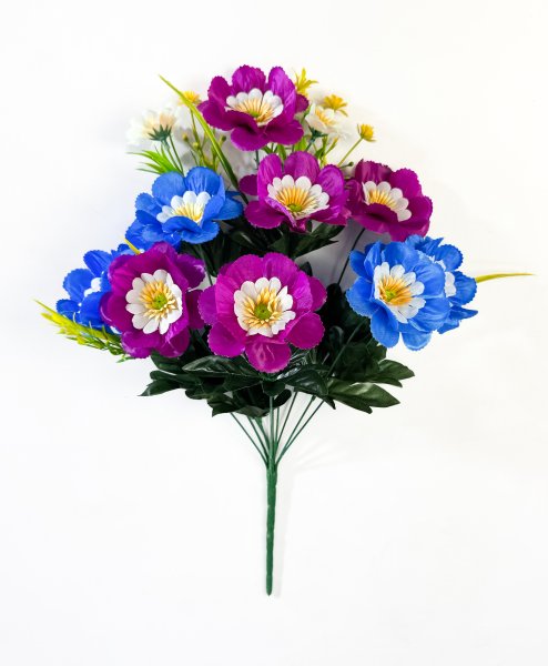 Георгин "Радужный" 12 цветков