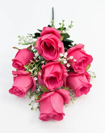 Роза "Радужный бриз" 7 цветков