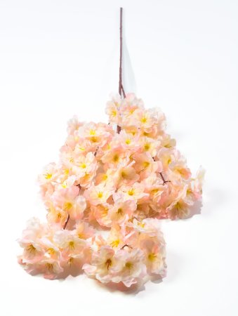 Ветка яблони 120 цветков 3 слоя