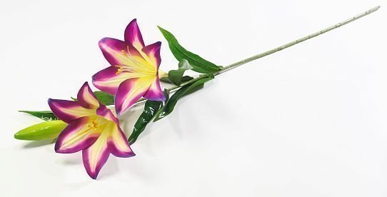 Ветка с лилиями 2 цветка от магазина KALINA являющийся официальным дистрибьютором в России 