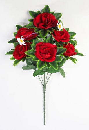 Бархатная роза "Фирузе" 6 цветков