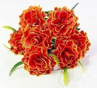 Роза "Махровая" 7 цветков от магазина KALINA являющийся официальным дистрибьютором в России 