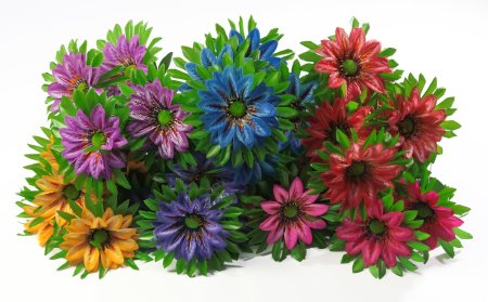 Гербера полосатая 6 цветков