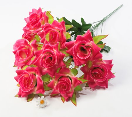 Роза с ромашкой Золушка 9 цветков