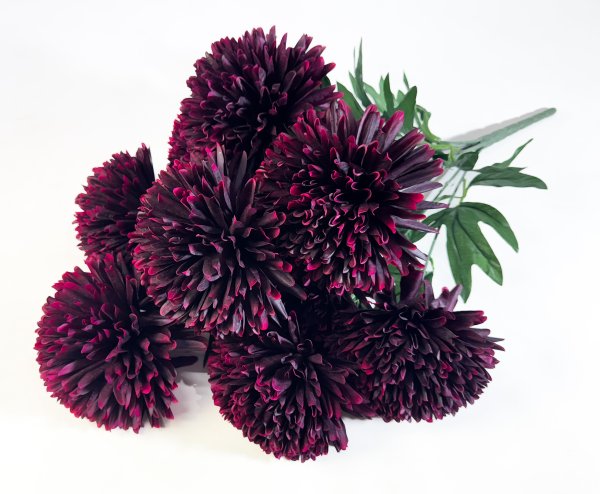 Букет хризантем " Супер гигант" 9 цветков