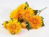 Ветка хризантем "Зембла" 5 цветков 2 бутона