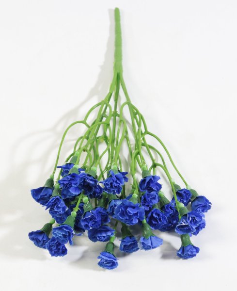 Букет гвоздик "Лель" синий