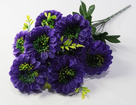 Букет цинний 7 цветков