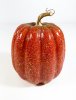 Тыква декоративная с блестками оранжевая