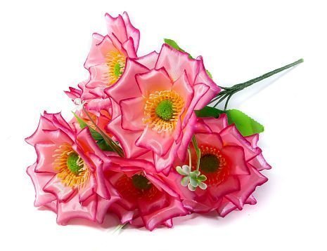 Букет ромашек Квадрат  6 веток 6 цветков от магазина KALINA являющийся официальным дистрибьютором в России 
