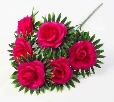 Букет роз "Южанка" 6 цветков от магазина KALINA являющийся официальным дистрибьютором в России 