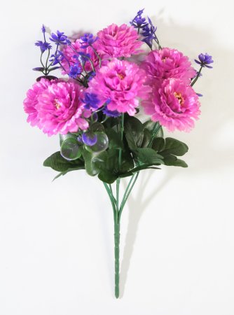 Букет цинний "Чародейка" 7 цветков