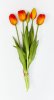 Букет тюльпанов 3+2 оранжевые 