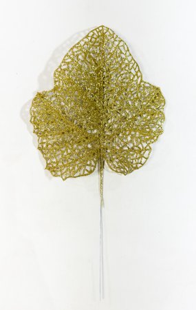 Новогодний лист золото