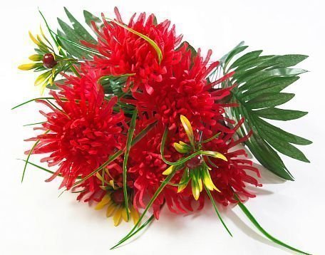 Астра с ягодкой 10 веток 7 цветков от магазина KALINA являющийся официальным дистрибьютором в России 