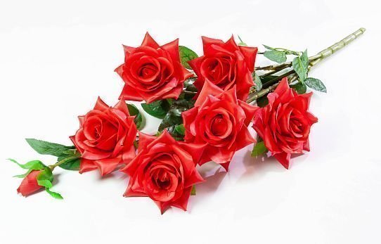 Ветка розы "Дороти" 6цв. от магазина KALINA являющийся официальным дистрибьютором в России 